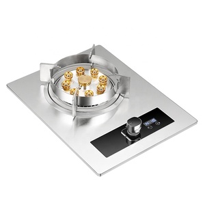 Hẹn giờ đơn Burner chín lỗ Bếp gas Bảng điều khiển không gỉ được xây dựng trong bếp gas W/ 5S ngọn lửa bảo vệ cho hộ gia đình nhà bếp - Product Image 6