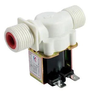 FPDJ-23 G1/2'' Normally Cosed Inlet Plastic Solenoid Valve for Water Dispenser Automatically Flushing Valve DC12V/24C/AC220V