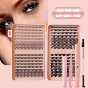 Kit <span class=keywords><strong>de</strong></span> Extensión <span class=keywords><strong>de</strong></span> Pestañas DIY <span class=keywords><strong>de</strong></span> Gran Capacidad con Removedor <span class=keywords><strong>de</strong></span> Pegamento <span class=keywords><strong>de</strong></span> Doble Cabeza <span class=keywords><strong>de</strong></span> 10-16 mm, Pestañas Postizas Americanas y Europeas - Product Image 1