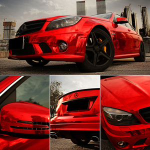 Sản Phẩm Mới Pet Xe Bọc Vinyl Siêu Bóng Pha Lê Mclaren Cam Tự Dính Vinyl Bóng Xe Nhãn Dán Chi Phí Để Vinyl Bọc Xe - Product Image 3