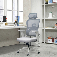Chaise de bureau de luxe à dossier haut avec soutien lombaire, chaise de direction ergonomique pour les réunions de haut niveau, mobilier de bureau