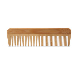 Peignes en bambou et en bois, peignes à dents larges et fines, peignes en fibre de bambou pour la santé, commandes personnalisées acceptées, gravure laser de logos - Product Image 2