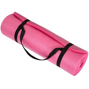 免费样品定制印花丁腈橡胶耐用防滑环保瑜伽垫圆形瑜伽垫套装