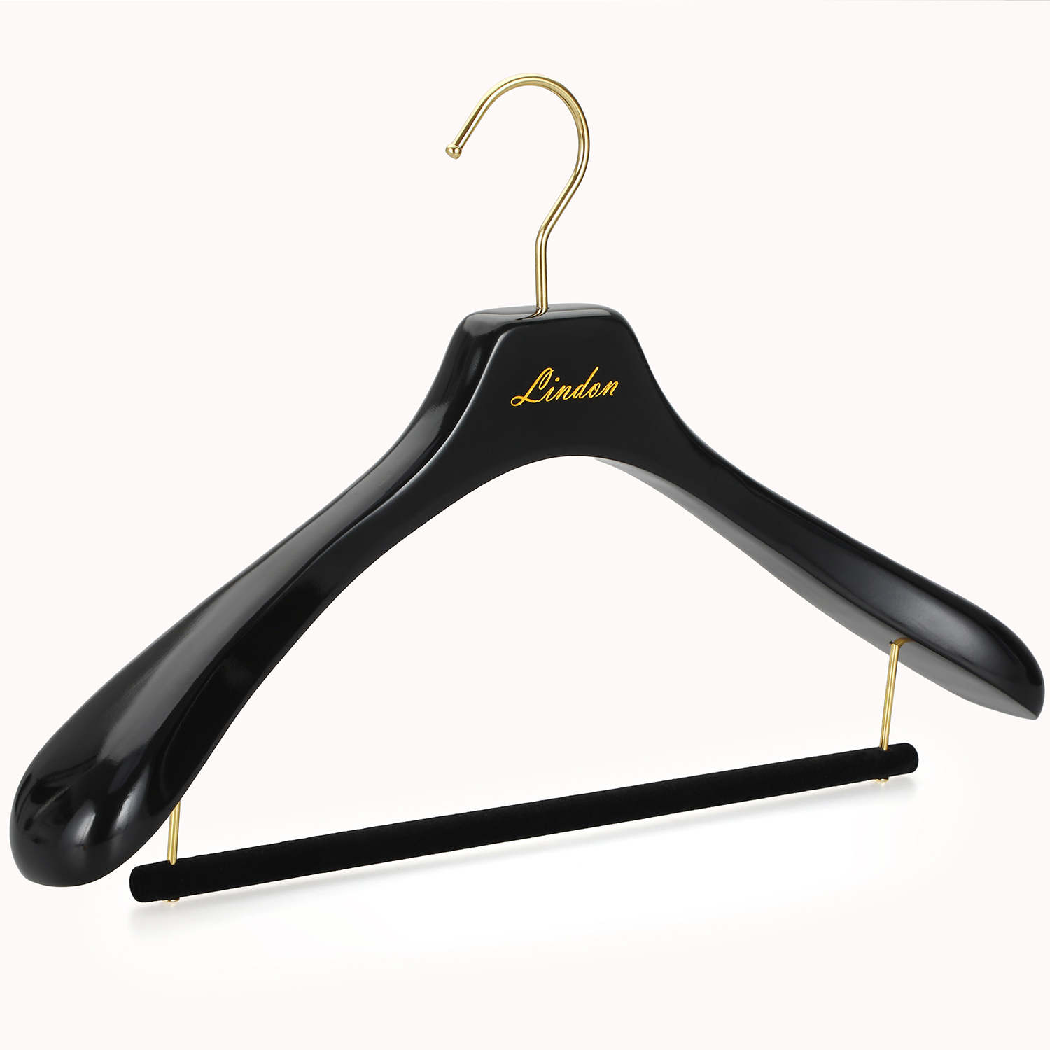 Cintre de luxe 46*6cm avec barre en velours
