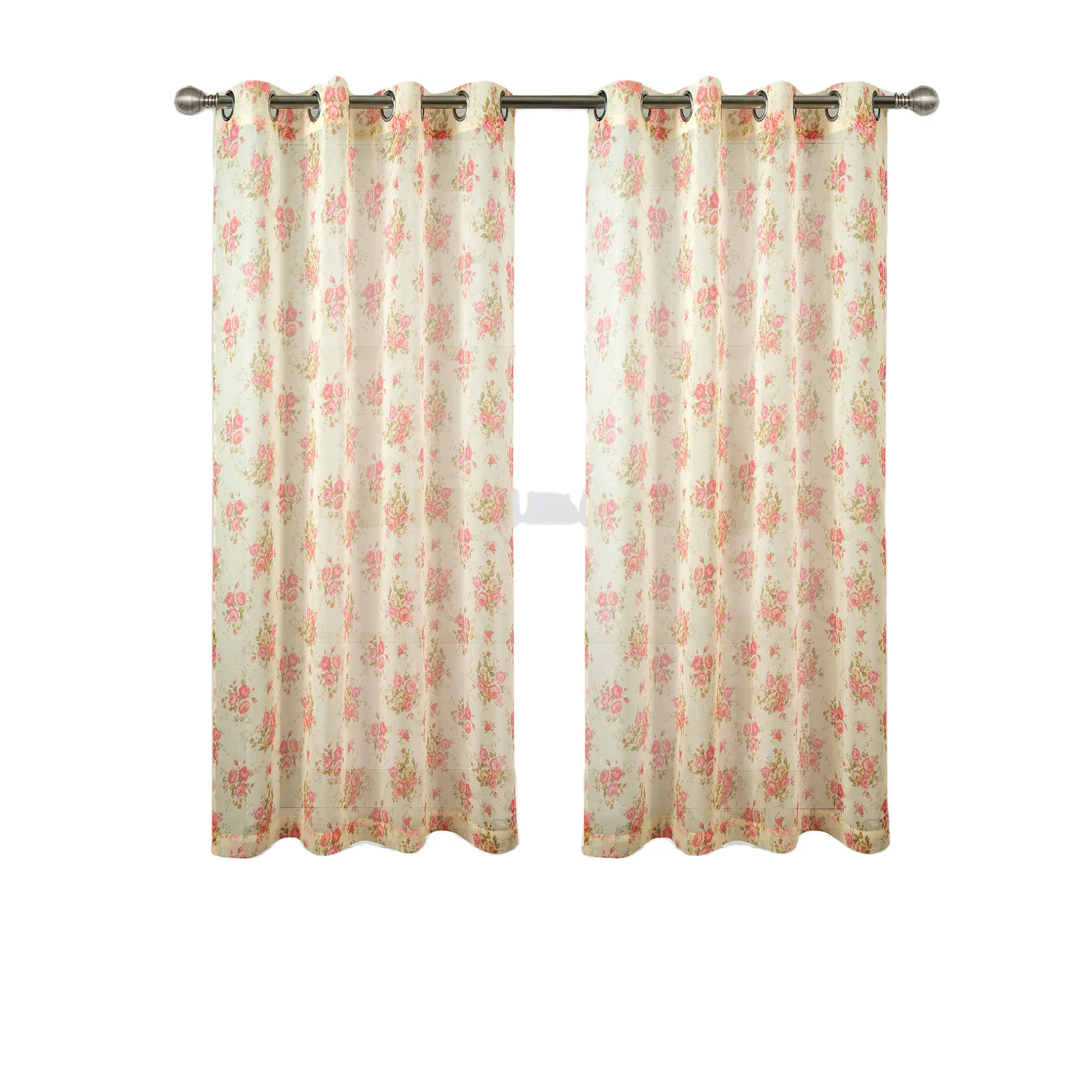 Factory fabric wholesale Printed hotel curtains Curtains of European living room