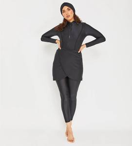 Sofia – maillot de bain 4 pièces à manches longues, couleur unie, tissu <span class=keywords><strong>Lycra</strong></span> <span class=keywords><strong>anti</strong></span>-<span class=keywords><strong>UV</strong></span>, personnalisé, nouvelle collection 2023 - Product Image 5