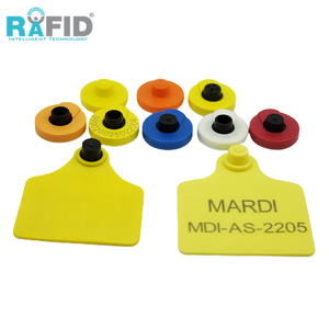 Rafid 134.2กิโลเฮิรตซ์ป้ายติดกระดุมพลาสติกขนาดเล็กแบบ ISO11784 RFID สำหรับติดหูวัวแกะวัวกระทิง - Product Image 4