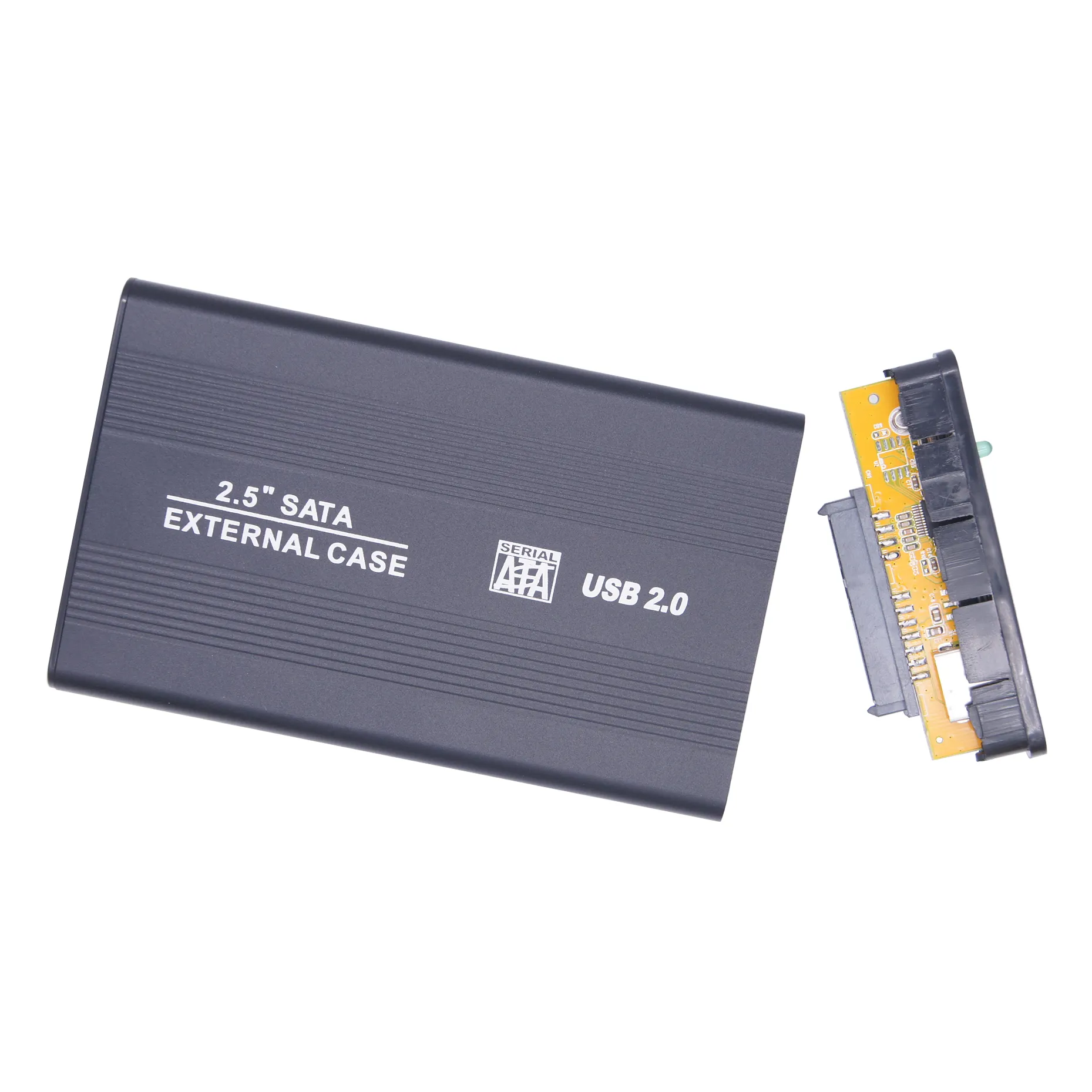 USB 2.0-SATA 2.5 외장 하드 드라이브 케이스