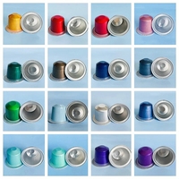 Capsules de café Nespreso réutilisables Dosettes Nespresso jetables Capsules de café vides en aluminium avec couvercles Coffeeware