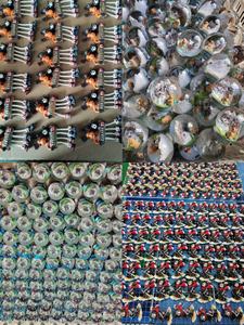 Globe d'eau personnalisé de haute qualité peint à la main en résine Canada Souvenir touristique feuille d'érable aimant de réfrigérateur Toronto Montréal boule à neige - Product Image 3