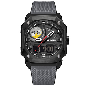 Montre de sport analogique-numérique à quartz pour homme, de luxe, multifonctionnelle, en métal, avec date, lumière LED, étanche 3ATM - Product Image 2