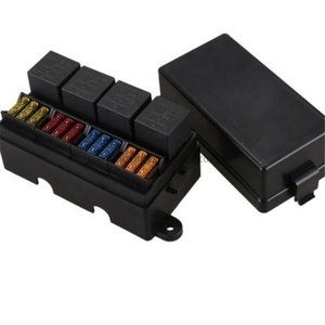 Nouveau boîtier électrique central boîte de relais de voiture multicanal boîte à fusibles 12 voies siège de fusible de véhicule multi-voies - Product Image 1