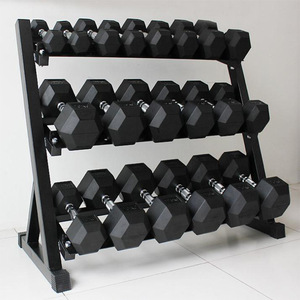 חם מוכר ציוד כושר מסחרי לבית כושר מסחרי 2.5 ק "ג-50 ק" ג שקע שקע עם מתלה שלוש שכבות ומעמוד - Product Image 1