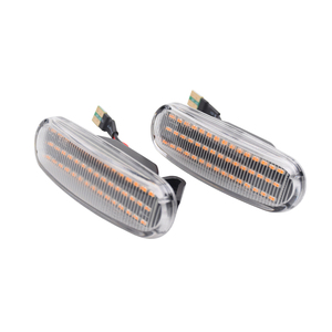 2 uds. Lámpara repetidora de luz de posición lateral de señal de giro LED dinámica para <span class=keywords><strong>Fiat</strong></span> Panda 169 Grande Punto Inkl <span class=keywords><strong>Evo</strong></span> Doblo <span class=keywords><strong>Fiorino</strong></span> Linea Idea - Product Image 5