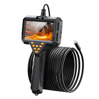 Endoscope industriel haute définition P80, certifié IP67, éclairage LED, écran 4,3 pouces, appareil d'inspection de canalisations, automobile