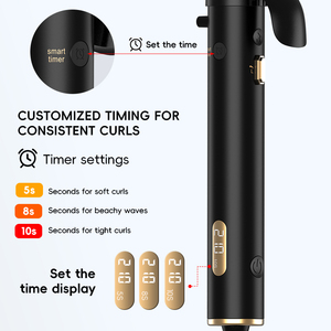 Outil de fer de style professionnel Intelligent double PTC chauffage <span class=keywords><strong>Auto</strong></span> 360 fers à friser rotatifs baguette vague d'ions négatifs bigoudi - Product Image 3