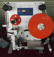 Machine d'étiquetage semi-automatique pour bouteilles rondes, machine d'étiquetage manuelle pour bouteilles en pet