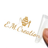 Autocollant personnalisé UV DTF, étiquette en cristal, décalcomanie imperméable, autocollant logo métallique pour bouteille en verre, tasse, emballage cosmétique