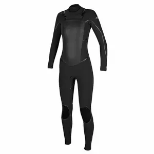 New Nice Design Easy Entry Womenの5/4ミリメートルCustom Printed Diving Dry Suit Neoprene Wetsuit With Key Pocket