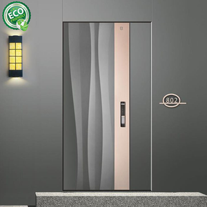 Porte d'entrée pivotante en alliage d'aluminium haut de gamme de Foshan pour hôtels et villas - Product Image 3