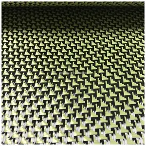 3K280G Carbon Aramid Fiber Blended Woven Fabric Aircraft Jacquard Pattern Parts Modified DIY Surface Decoration Fabric