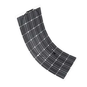 18v单声道100w柔性太阳能电池板太阳能电动汽车太阳能系统离网