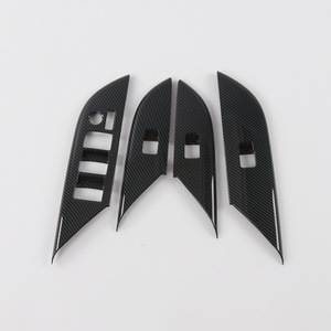 WZXD Prix d'usine Nouvelle Arrivée Accessoires Intérieurs Couvercle de Commutateur de Lève-Vitre Électrique en Carbone 2023 pour Rocco - Product Image 4