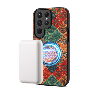 Funda Magnética para Teléfono con <span class=keywords><strong>Carga</strong></span> Inalámbrica, Diseño Floral, de Corcho Natural Impreso, Compatible con <span class=keywords><strong>Samsung</strong></span> Serie S26 S25 S24 S23 S22 - Product Image 5