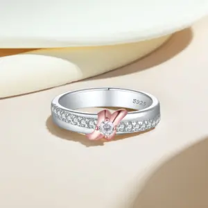 Prezzo di fabbrica coppia personalizzata zircone Cz anelli di nozze Anillos De Plata Ley anelli 925 gioielli da donna anelli di fidanzamento con diamanti