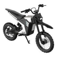 Moto électrique tout-terrain pour adultes 1500W à moteur central 48V 27Ah, roues F14 R12 pouces, 60km/h, autonomie 40km, cyclomoteur électrique, vente en gros