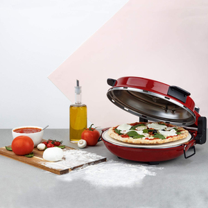 Mini machine à pizza 30cm avec plaque <span class=keywords><strong>de</strong></span> cuisson en céramique four à pizza au <span class=keywords><strong>feu</strong></span> <span class=keywords><strong>de</strong></span> <span class=keywords><strong>bois</strong></span> à usage domestique - Product Image 2