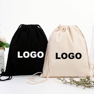Bolsa de Algodón con Cordón Personalizada de Lujo al por Mayor, Bolsa de Regalo Deportiva Ecológica, Mochila con Cordón Promocional - Product Image 1