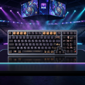คีย์บอร์ดเกมมิ่งแบบกลไกขนาดเต็ม 99 ปุ่ม สามโหมด ไร้เสียงรบกวน พร้อมไฟ LED Backlit พอร์ต USB Type-C ใช้สวิตช์ Kailh รุ่นใหม่ สามารถเปลี่ยนสวิตช์ได้ - Product Image 1