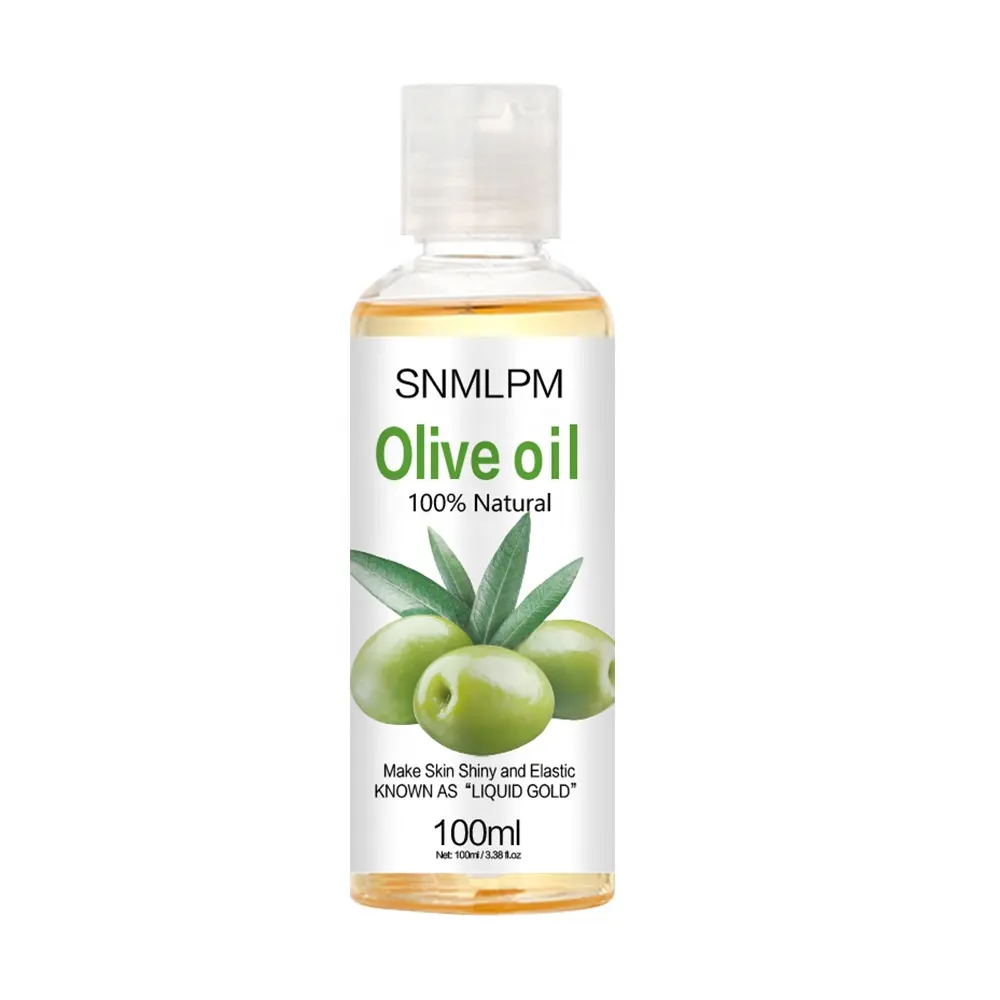SNMLPM Großhandel 100 % Bio-Olivenöl für Gesicht Hautpflege Körpermassage Ätherisches Öl Basisöl