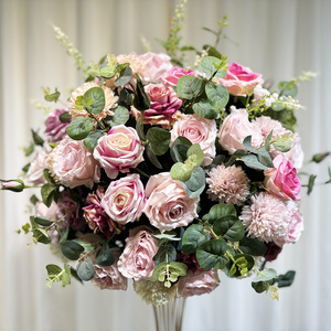 Modernas y Lujosas Bolas de Flores de Espuma Ecológica con Rosas Verdes para Decoración de Mesas de Boda, Soportes de Flores Decorados, Esferas Artificiales Redondas - Product Image 4