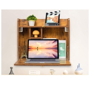 Tavolo da scrivania portatile a <span class=keywords><strong>parete</strong></span> pieghevole multifunzionale tavolo da scrittura con ripiani - Product Image 5