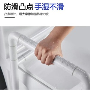 Ji Tu Toilet <b>Grab</b> <b>Bar</b> Plastic Stainless Steel Anti-slip Barrier Free For Elderly Disabled Bathroom Safety Equipment - Product Image 4