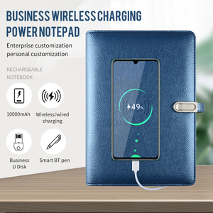 สมุดบันทึกพร้อมปากกาอัจฉริยะ 8000mah พร้อมโลโก้สั่งทำได้ ดีไซน์<span class=keywords><strong>สวย</strong></span>งาม รองรับการเขียนด้วย<span class=keywords><strong>ลายมือ</strong></span>แบบเรียลไทม์ผ่านแอพบนคลาวด์ พร้อมฟังก์ชั่นพาวเวอร์แบงค์ ชาร์จผ่าน USB - Product Image 5