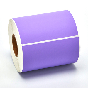 High Quality Thermal Label Red pink <strong>Yellow</strong> Blue Printing <strong>Sticker</strong> Shipping Colorful Label Paper - Product Image 3