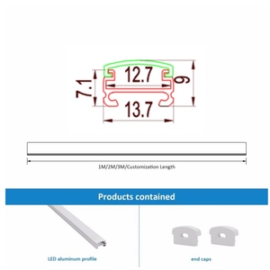 Fabricantes LED12v tira de luz dura estante lámpara 24V imán supermercado estante escaparate tira de luz - Product Image 4