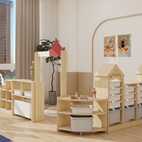 Ensembles de meubles pour écoles maternelles, garderies et crèches Ema Montessori, jouets pour enfants, bacs de rangement, paniers