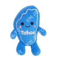 Poupée en peluche personnalisée avec logo brodé, design personnalisé, mascotte de dessin animé