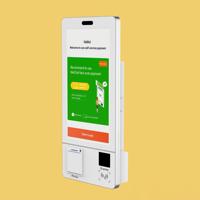 Kiosco de Autoservicio con Pantalla Táctil de 21.5 Pulgadas para Montaje en Pared con Dispensador de Pulseras RFID