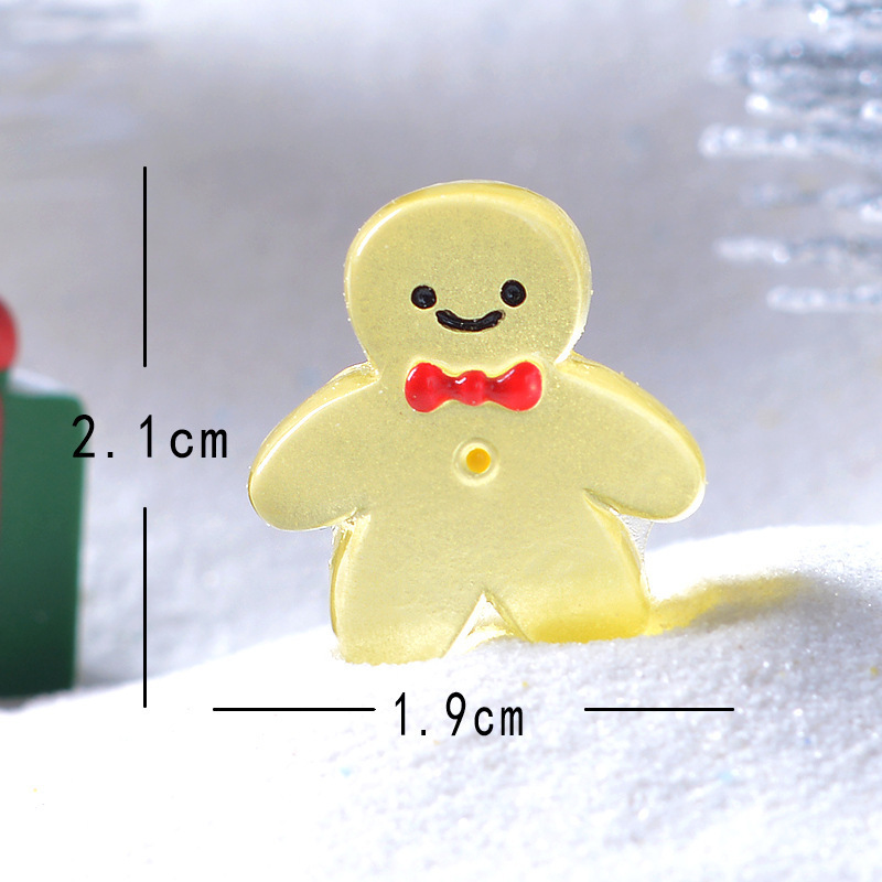 Mini Gingerbread Man Yellow