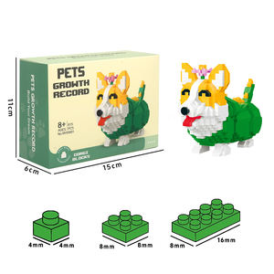 Juego de construcción de microbloques personalizados de fábrica para niños, Juguetes Educativos de partículas pequeñas, Mini bloques de construcción de ladrillos - Product Image 6