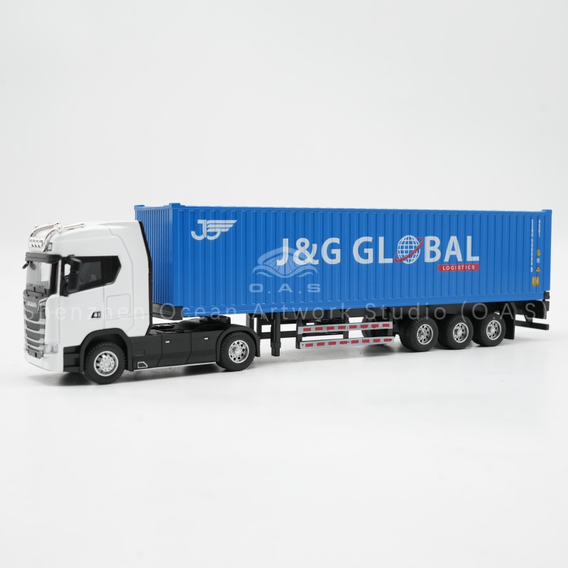 Modèle de camion porte-conteneurs J&amp;G GL BAL 1:50