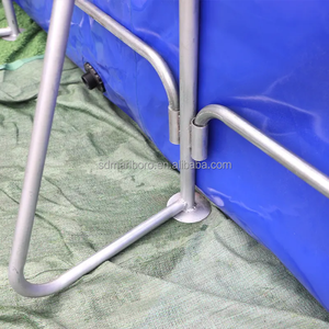 Sdm גדול מלבני מרובע סרבן pvc חומר pvc לוח מגולוון בריכת pvc פלסטיק עגול טנק - Product Image 4