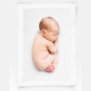 Disposable Breathable Leak-Proof Baby Changing Pad Newborn Diapers Printed Colorful Cotton <b>Bamboo</b> Fiber 60x60cm Adult Use - Product Image 3