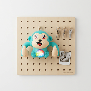 Juguete Interactivo de Mono con Luz y Música, Funciona con Pilas, Baila y Canta, Juguete Educativo para Niños Pequeños - Product Image 4