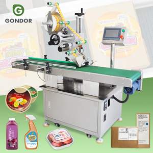 Etiquetadora Automática para Etiquetas Transparentes en la Parte Superior, Lateral y Inferior de Bolsas Planas, con Sistema de Alimentación - Product Image 1